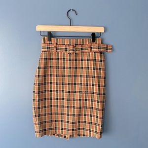 VINTAGE🍄Plaid Mini Skirt